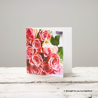 Pink Rose Gift Card